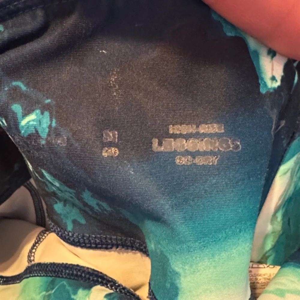 Old Navy Blue and White Leggings